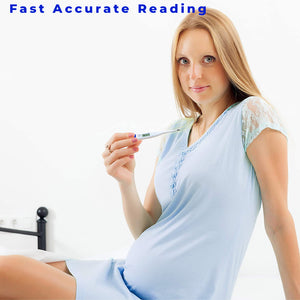 Digital Medical Thermometer Accurate & Fast Readings - Oral Armpit & Rectal Thermometer for Children Babies Adults & Pets -  with Fever Indicator