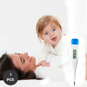 Digital Medical Thermometer Accurate & Fast Readings - Oral Armpit & Rectal Thermometer for Children Babies Adults & Pets -  with Fever Indicator