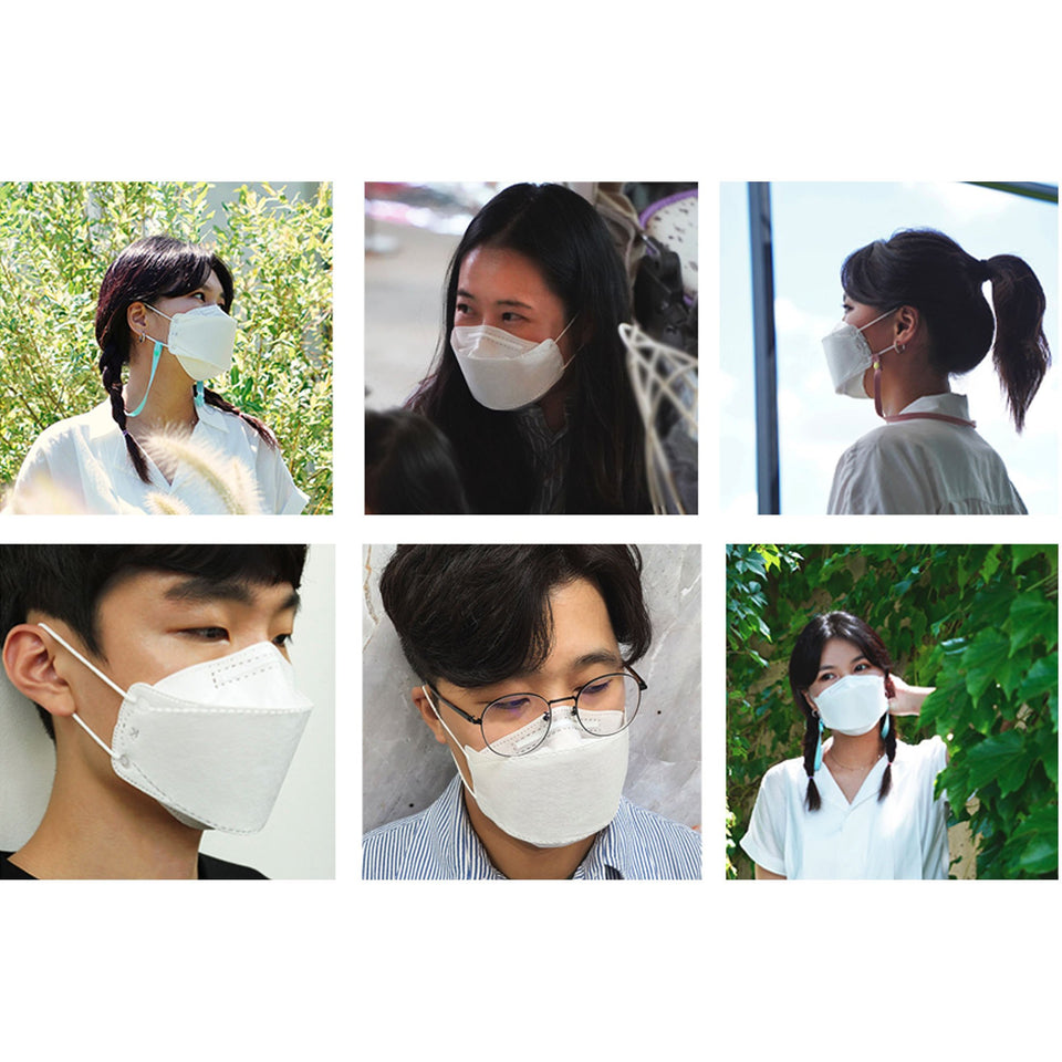 Protective Korean  KF94 Face Mask 20PCS/Pack For Adults.