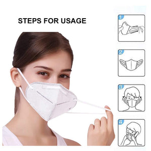 PROTECTIVE ADULT GENERAL USE FACE MASK 5PCS/PACK