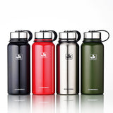 Large Capacity Stainless Steel Thermos Flask Outdoor Portable Sports Vacuum Water Bottle With Handle