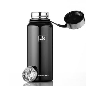 Large Capacity Stainless Steel Thermos Flask Outdoor Portable Sports Thermos Vacuum Water Bottle With Handle