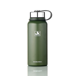 Large Capacity Stainless Steel Thermos Flask Outdoor Portable Sports Vacuum Water Bottle With Handle