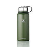 Large Capacity Stainless Steel Thermos Flask Outdoor Portable Sports Thermos Vacuum Water Bottle With Handle