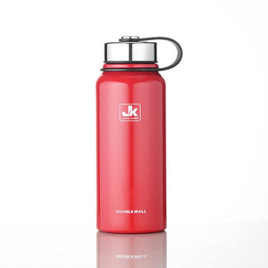 Large Capacity Stainless Steel Thermos Flask Outdoor Portable Sports Thermos Vacuum Water Bottle With Handle