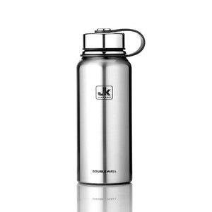 Large Capacity Stainless Steel Thermos Flask Outdoor Portable Sports Thermos Vacuum Water Bottle With Handle