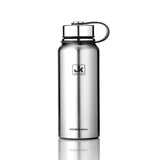 Large Capacity Stainless Steel Thermos Flask Outdoor Portable Sports Thermos Vacuum Water Bottle With Handle